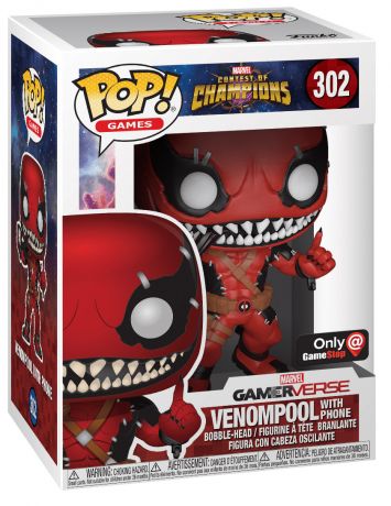 Figurine Funko Pop Tournois des Champions [Marvel] #302 Venompool avec téléphone