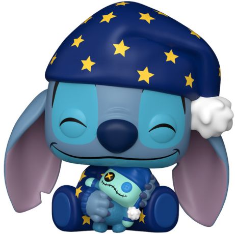 Figurine Funko Pop Lilo et Stitch [Disney] #1747 Stitch en Pyjama - Glow in the Dark