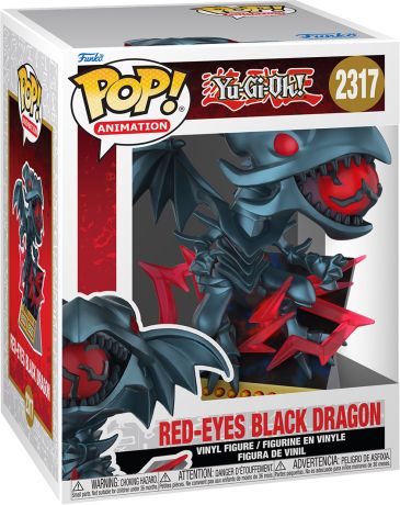 Figurine Funko Pop Yu-Gi-Oh! #2317 Dragon Noir aux Yeux Rouges