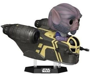 Figurine Funko Pop Star Wars : The Mandalorian & Grogu #838 Zeb Orrelio dans le Razor Crest