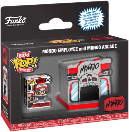 Figurine Funko Pop Icônes de Pub Mondo Employé & Mondo Arcade