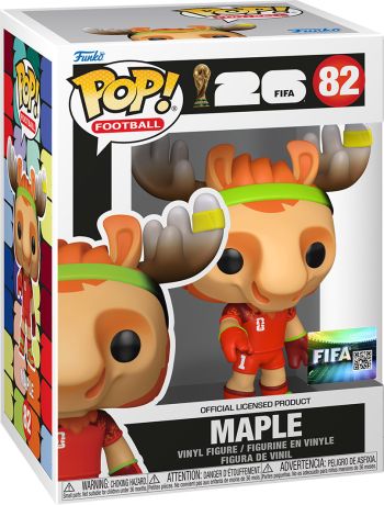Figurine Funko Pop FIFA / Football #82 Maple (Mascotte Coupe du monde 2026)