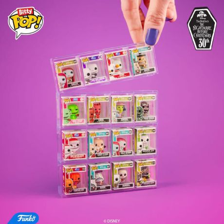 Figurine Funko Pop L'étrange Noël de M. Jack [Disney] Boîte Mystère Bitty Pop