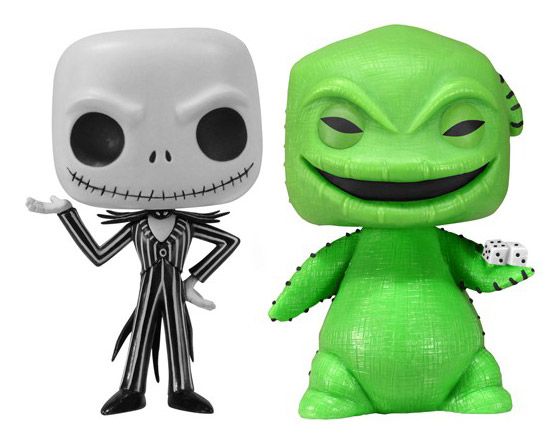 Figurine Funko Pop Disney #05 Jack Skellington avec Oogie Boogie - 2 pack