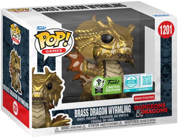 Figurine Funko Pop Donjons & Dragons #1201 Brass Dragon Wyrmling