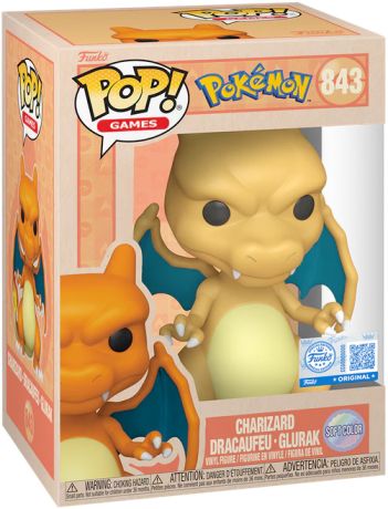 Figurine Funko Pop Pokémon #843 Charizard - Dracaufeu - Glurak - Soft Color