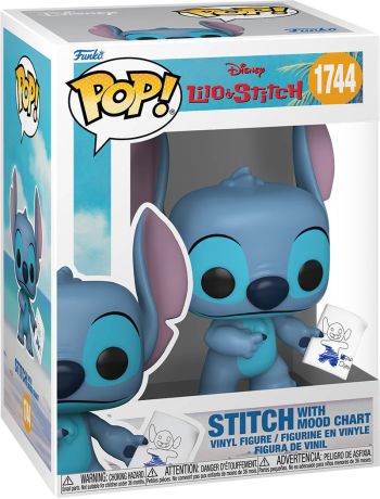 Figurine Funko Pop Lilo et Stitch [Disney] #1744 Stitch avec graphique d'humeur