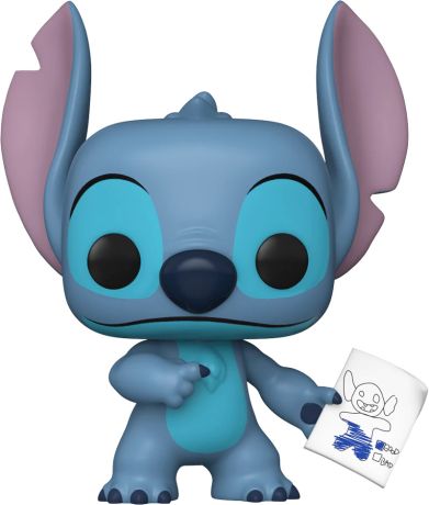Figurine Funko Pop Lilo et Stitch [Disney] #1744 Stitch avec graphique d'humeur