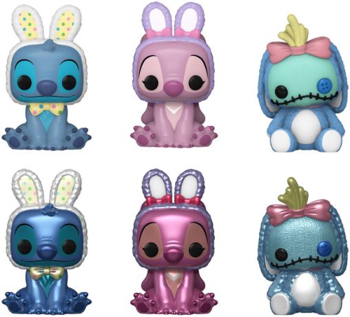 Figurine Funko Pop Lilo et Stitch [Disney] Boîte Mystère Bitty Pop Œuf de Pâques