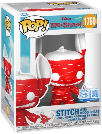Figurine Funko Pop Lilo et Stitch [Disney] #1760 Stitch avec graphique d'humeur (Deco)