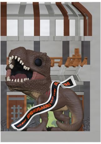 Figurine Funko Pop Jurassic Park T. Rex  au centre d'accueil - Nook