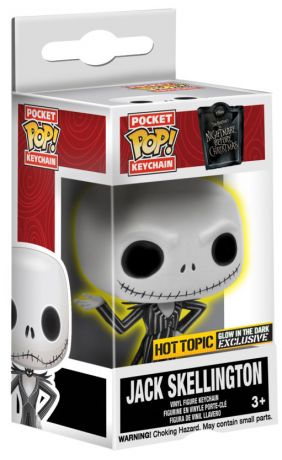 Figurine Funko Pop L'étrange Noël de M. Jack [Disney] Jack Skellington - Brillant dans le noir