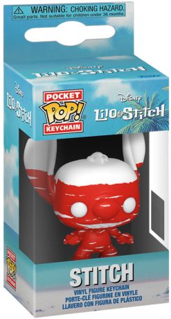 Figurine Funko Pop Lilo et Stitch [Disney] Porte-clés Stitch avec graphique d'humeur (Deco)