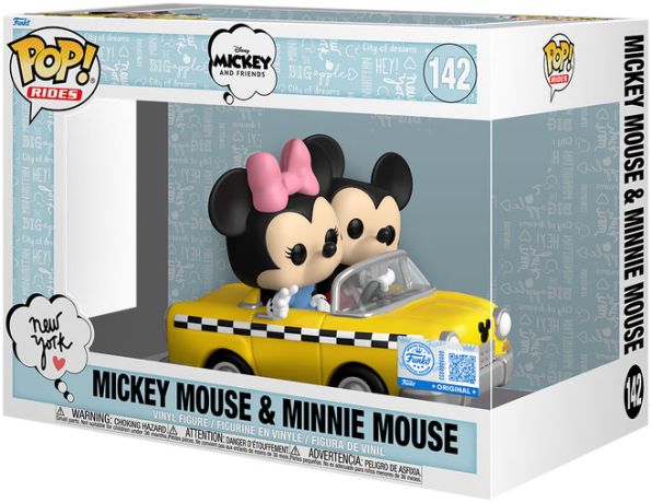 Figurine Funko Pop Mickey Mouse [Disney] #142 Mickey & Minnie Mouse