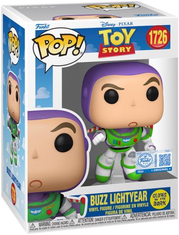 Figurine Funko Pop Toy Story [Disney] #1726 Buzz l'Éclair - Glow in the Dark