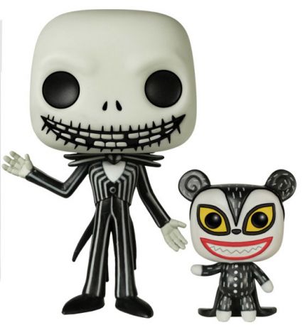 Figurine Funko Pop L'étrange Noël de M. Jack [Disney] #158 Jack Skellington avec Vampire Teddy