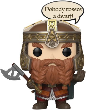 Figurine Funko Pop Le Seigneur des Anneaux #2028 Gimli (Nobody Tosses a dwarf !)