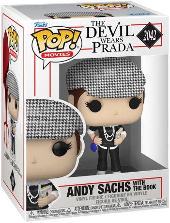 Figurine Funko Pop Le Diable s'Habille en Prada #2042 Andy Sachs avec le livre