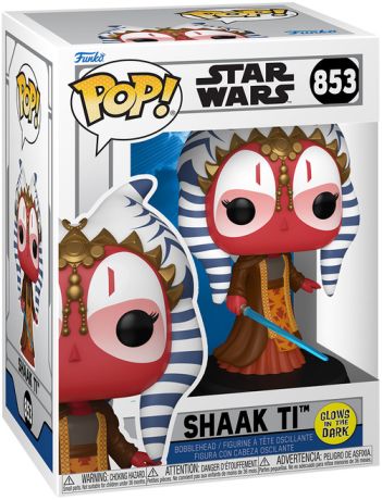 Figurine Funko Pop Star Wars : The Clone Wars #853 Shaak Ti - Glow in the Dark