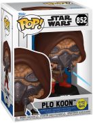 Figurine Pop Star Wars : The Clone Wars #852 Plo Koon - Glow in the Dark
