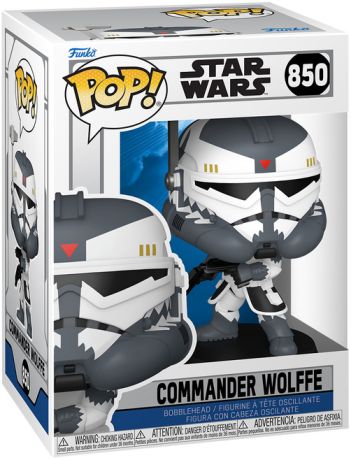 Figurine Funko Pop Star Wars : The Clone Wars #850 Clone Commander Wolffe