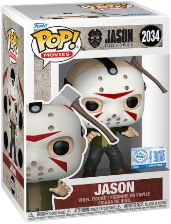 Figurine Funko Pop Vendredi 13 #2034 Jason (avec hache dans la tête)