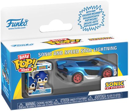 Figurine Funko Pop Sonic le Hérisson Sonic et Speed Star Lightning - Bitty Pop