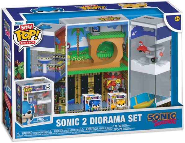 Figurine Funko Pop Sonic le Hérisson Sonic 2 Diorama Set - Bitty Pop Box