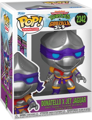 Figurine Funko Pop Tortues Ninja #2342 Donatello x Jet Jaguar