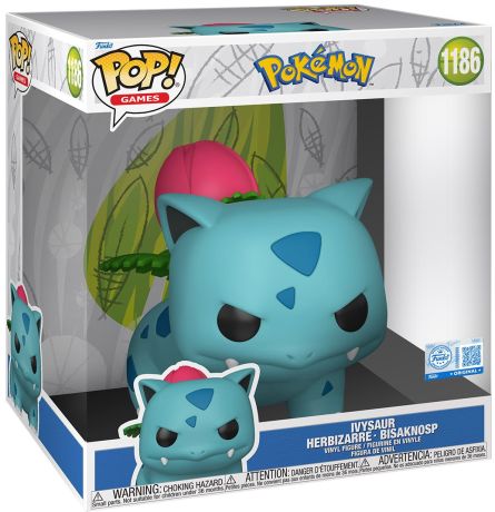Figurine Funko Pop Pokémon #1186 Ivysaur - Herbizarre - Bisaknosp - 25 cm