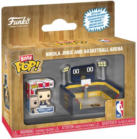 Figurine Funko Pop NBA Nikola Jovic Basketball Arena (Nuggets) - Bitty Pop