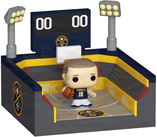 Figurine Funko Pop NBA Nikola Jovic Basketball Arena (Nuggets) - Bitty Pop