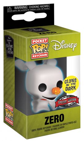 Figurine Funko Pop L'étrange Noël de M. Jack [Disney] Zero - Brillant dans le noir