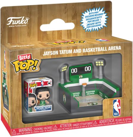 Figurine Funko Pop NBA Jayson Tatum Basketball Arena (Celtics) - Bitty Pop