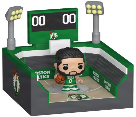 Figurine Funko Pop NBA Jayson Tatum Basketball Arena (Celtics) - Bitty Pop