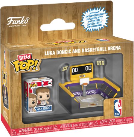 Figurine Funko Pop NBA Luka Doncic Basketball Arena (Lakers) - Bitty Pop