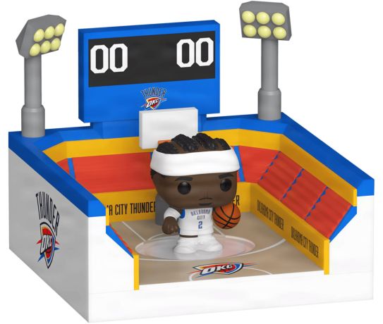 Figurine Funko Pop NBA Shai Gilgeous-Alexander Basketball Arena (OKC Thunder) - Bitty Pop