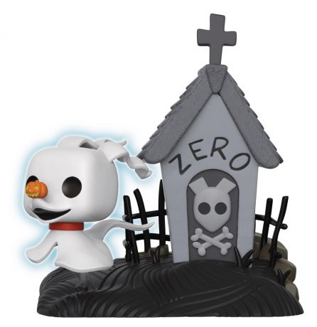 Figurine Funko Pop L'étrange Noël de M. Jack [Disney] #436 Zero dans niche - Brillant dans le noir [Chase]