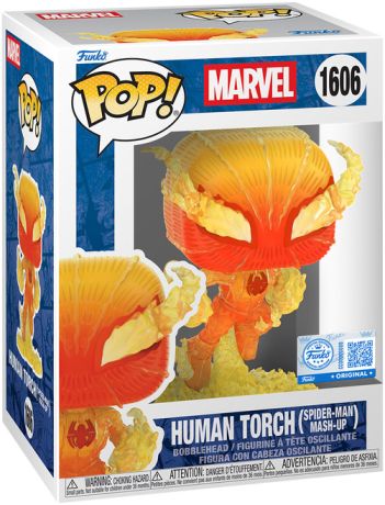 Figurine Funko Pop Marvel Comics #1606 Torche Humaine (Spider-Man Mash-up)