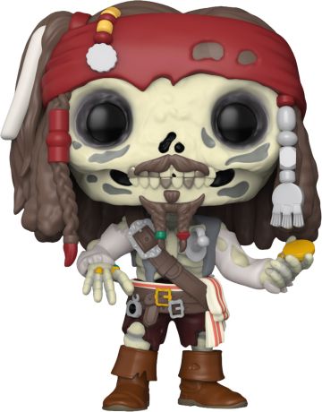 Figurine Funko Pop Pirates des Caraïbes [Disney]  Jack Sparrow Squelette 