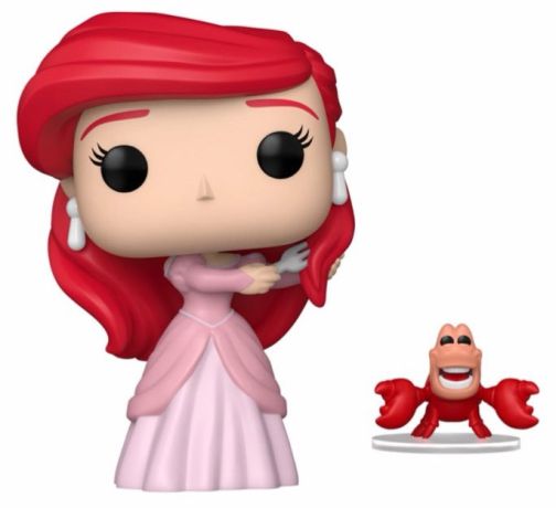 Figurine Funko Pop La Petite Sirène [Disney] #1755 Ariel avec Sébastien