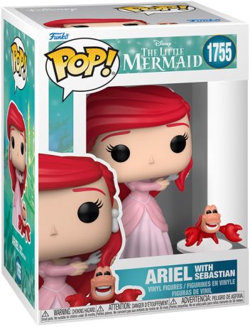 Figurine Funko Pop La Petite Sirène [Disney] #1755 Ariel avec Sébastien