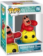 Figurine Pop La Petite Sirène [Disney] #1756 Sebastian avec Polochon