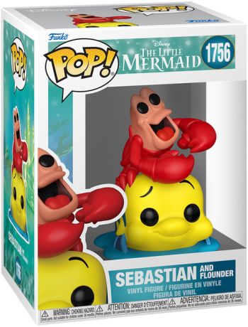 Figurine Funko Pop La Petite Sirène [Disney] #1756 Sebastian avec Polochon