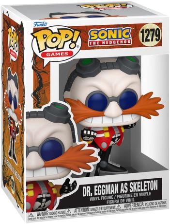 Figurine Funko Pop Sonic le Hérisson #1279 Dr. Eggman en Squelette 