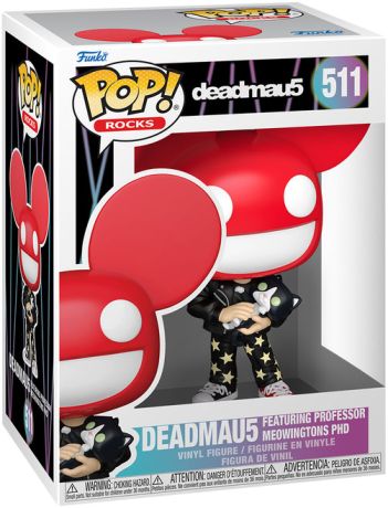 Figurine Funko Pop Deadmau5 #511 Deadmau5 Feat Professor Meowingtons PHD