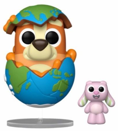 Figurine Funko Pop Bluey #2374 C'est l'heure de dormir avec Floppy Lapin