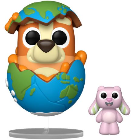 Figurine Funko Pop Bluey #2374 C'est l'heure de dormir avec Floppy Lapin