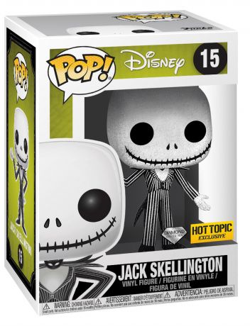 Figurine Funko Pop L'étrange Noël de M. Jack [Disney] #15 Jack Skellington - Paillettes diamantées