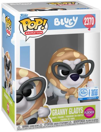 Figurine Funko Pop Bluey #2370 Mamie Gladys - Flocked